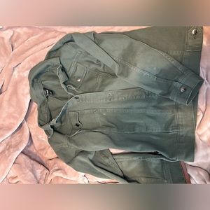 Green Jean Jacket